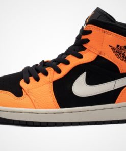 Air Jordan 1 Mid Cone (schwarz / orange) Sneaker