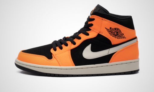 Air Jordan 1 Mid Cone (schwarz / orange) Sneaker