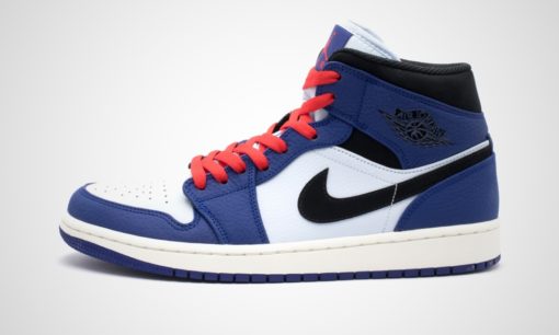 Air Jordan 1 Mid SE (blau / weiß) Sneaker