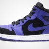 Air Jordan 1 Mid (lila / schwarz) Sneaker