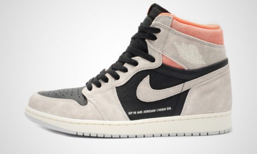 Air Jordan 1 Retro High "Hyper Crimson" (grau / orange) Sneaker