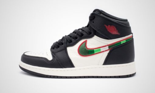 Air Jordan 1 Retro High OG GS (schwarz / weiß) Sneaker
