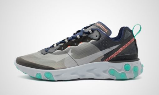 React Element 87 (grau / türkis) Sneaker