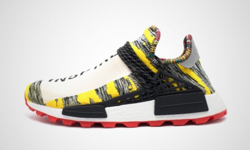 x Pharrell Williams Afro Hu NMD (weiß / gelb) Sneaker