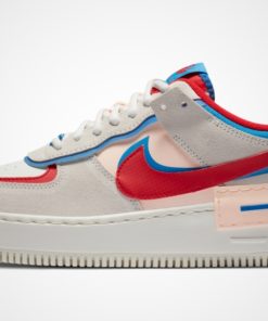 Air Force 1 Shadow (beige / rot / blau)