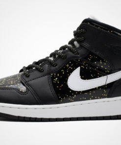 Air Jordan 1 Mid SE GS "Black Speckle" Sneaker