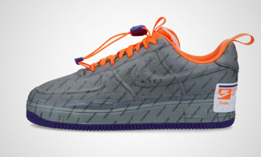 Air Force 1 Experimental (grau / orange) Sneaker