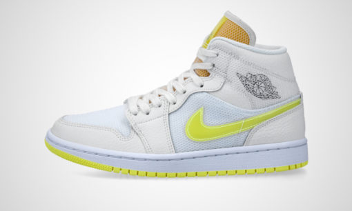 WMNS Air Jordan 1 Mid SE "Voltage Yellow" Sneaker