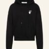 Off-White Oversized-Hoodie schwarz