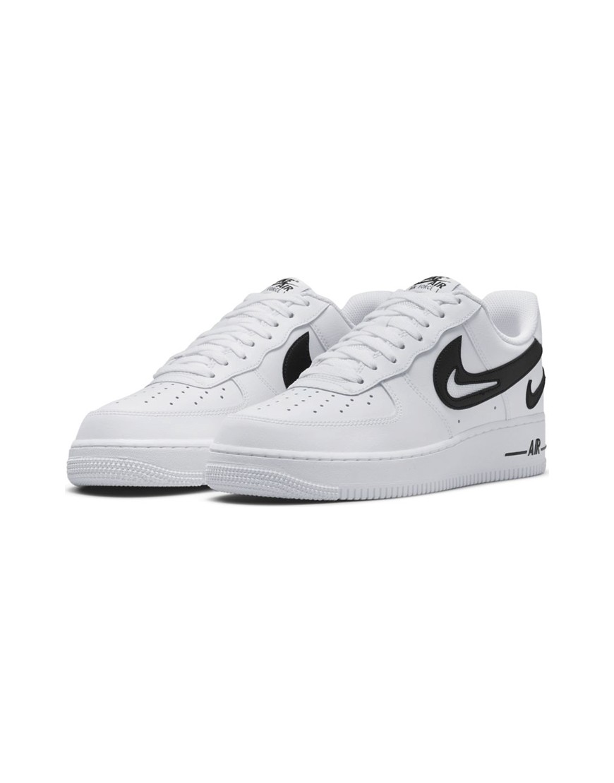 nike air force 1 wit zwart