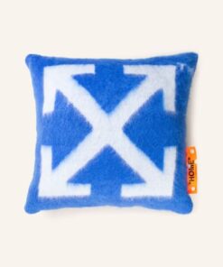 Off-White Home Dekokissen Mit Mohair blau