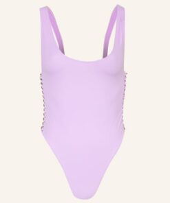 Stella Mccartney Swimwear Badeanzug Falabella violett