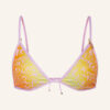 Stella Mccartney Swimwear Triangel-Bikini-Top Smile orange