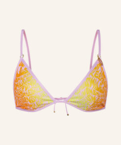 Stella Mccartney Swimwear Triangel-Bikini-Top Smile orange