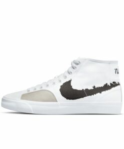 Nike SB Blazer Court Mid Premium Skateboardschuh - Weiß