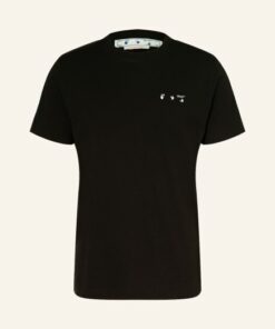 Off-White T-Shirt schwarz