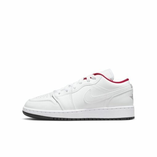 Air Jordan 1 Low Schuh für ältere Kinder - Weiß