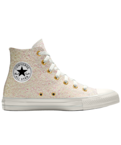 Converse Custom Chuck Taylor All Star Glitter By You - Color Name: White - One Size