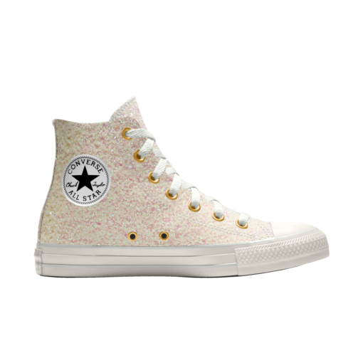 Converse Custom Chuck Taylor All Star Glitter By You - Color Name: White - One Size