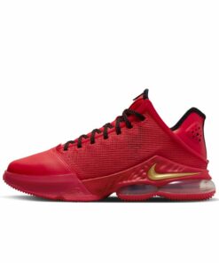 LeBron 19 Low Basketballschuh - Rot