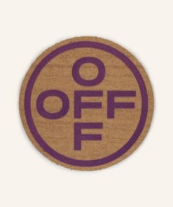 Off-White Home Türmatte violett