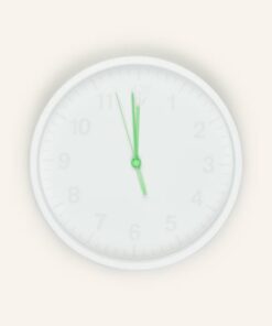 Off-White Home Wanduhr weiss