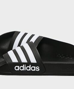 adidas Originals Shower adilette - Damen, Core Black / Cloud White / Core Black