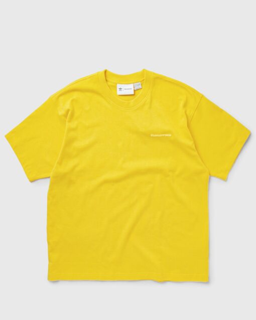 ADIDAS X PHARRELL WILLIAMS BASICS TEE men Shortsleeves Yellow in Größe:S