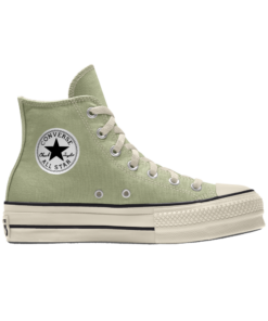 Custom Chuck Taylor All Star Lift Platform Embroidery By You Green