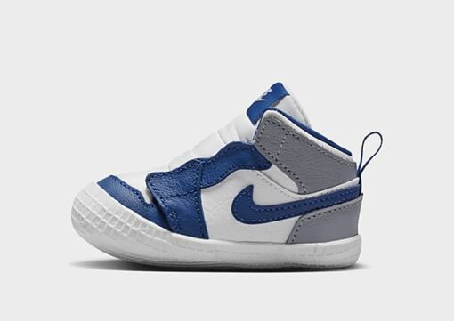 Jordan Air 1 Retro High OG Crib Baby - Kinder, True Blue/Cement Grey/White