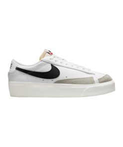 Nike Blazer Low Plattform Damen Weiss Schwarz F101