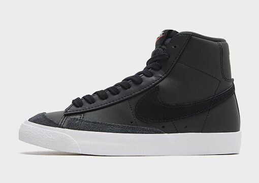 Nike Blazer Mid '77 Damen - Damen, Black/White/Total Orange/Black