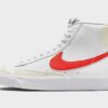 Nike Blazer Mid '77 Kinder, White/Coconut Milk/White/Picante Red