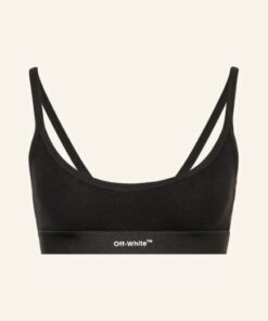 Off-White Cropped-Top schwarz