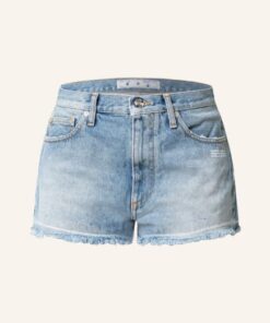 Off-White Jeansshorts blau