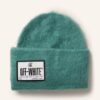 Off-White Mütze Mit Mohair blau