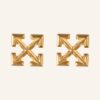 Off-White Ohrstecker Mini Arrow gold