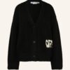 Off-White Oversized-Strickjacke schwarz