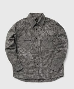 PATTA POW CHECK LONGSLEEVE SHIRT men Longsleeves Grey in Größe:S