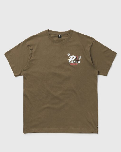 PATTA SMILE FOR ME T-SHIRT men Shortsleeves Brown in Größe:S