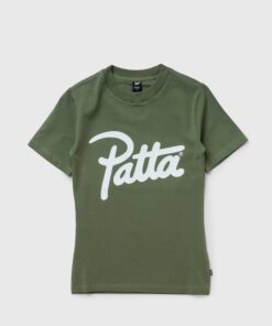 PATTA WMNS Basic Fitted T-Shirt women Shortsleeves Green in Größe:S