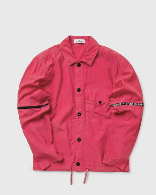 Stone Island Cupro Nylon-TC Jacket men Overshirts Pink in Größe:M