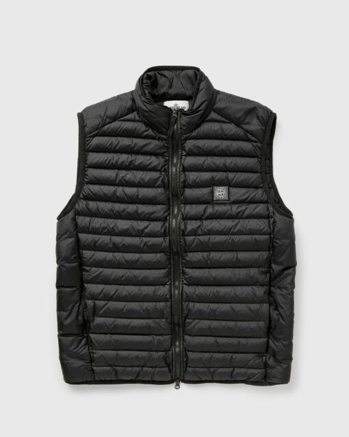 Stone Island Packable Blouson S/S Loom Woven Chambers R-Nylon Down-TC men Vests Black in Größe:S