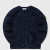 Stone Island Pullover Ribbed Soft Cotton men Sweatshirts Blue in Größe:S