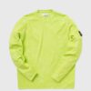 Stone Island Pure Cotton Knit Off-Dye OVD Treatment men Sweatshirts Yellow in Größe:M