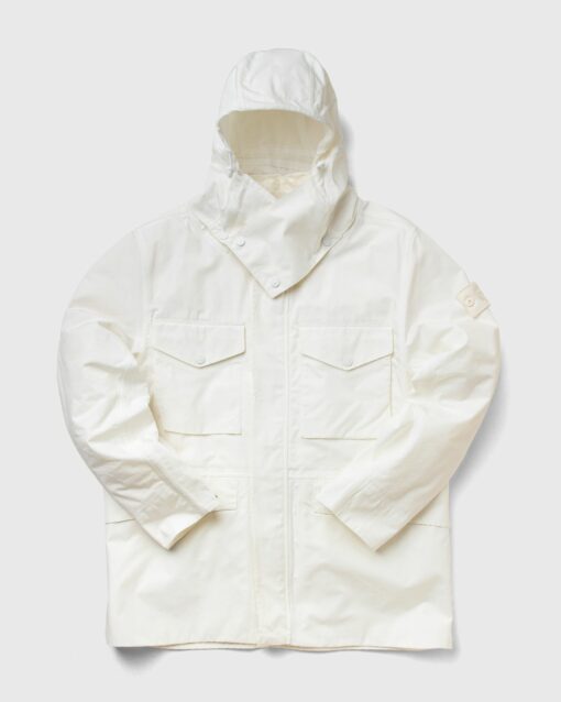 Stone Island Real Down Jacket O-Ventile men Coats|Down & Puffer Jackets White in Größe:M