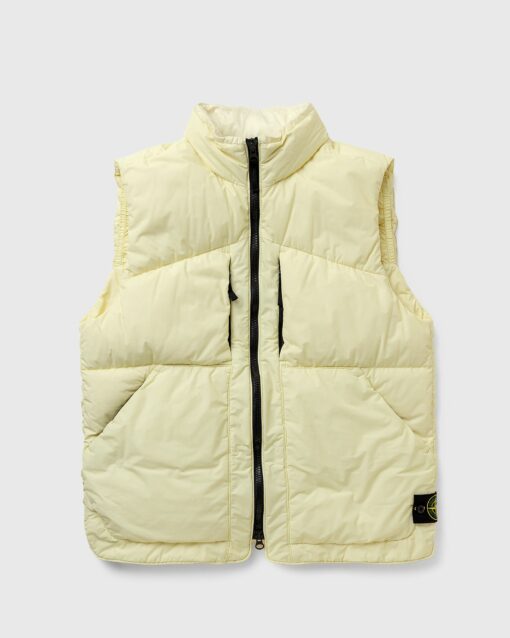 Stone Island Sleeveless Realdown Jacket Naslan Light Watro men Vests Yellow in Größe:XXL