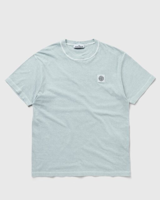 Stone Island Tee Fissato Effect men Shortsleeves Blue in Größe:S