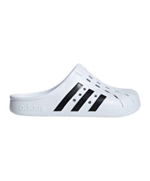 adidas Adilette Clog Badelatsche Weiss