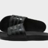 adidas Comfort adilette - Damen, Core Black / Core Black / Core Black